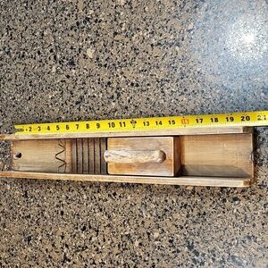Vintage 1898 Catawissa Mfg. Wooden Mandolin Vegetable Slicer